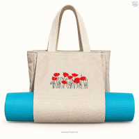 کیف مت طرح پارچه ای