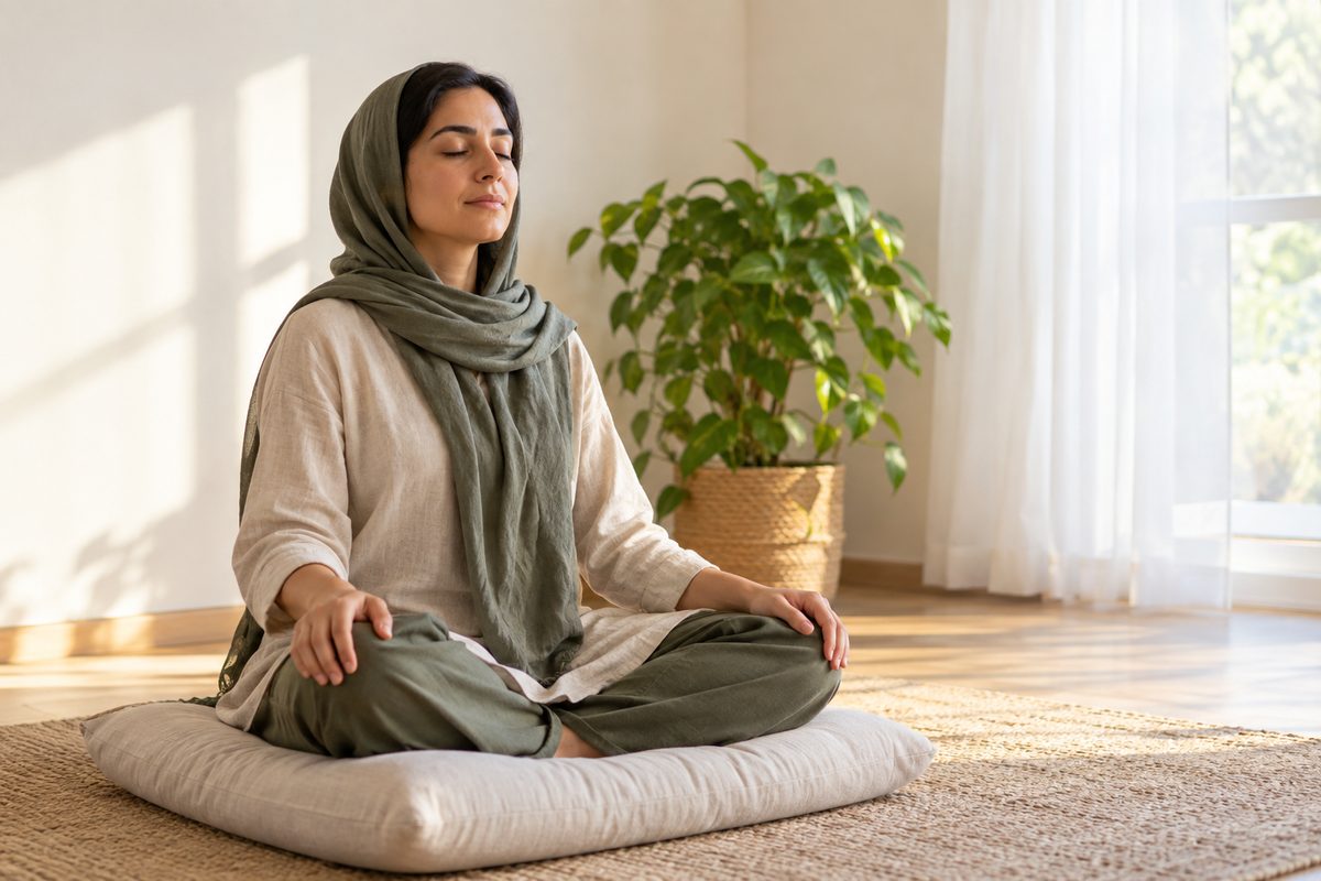 تمرین ساده مراقبه و توجه به تنفس برای افراد مبتدی