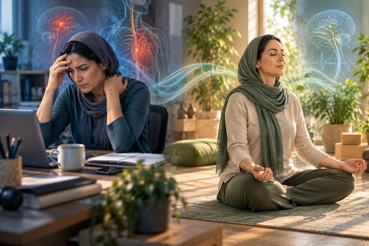 بر استرس غلبه کنید؛ کنترل اعصاب سمپاتیک