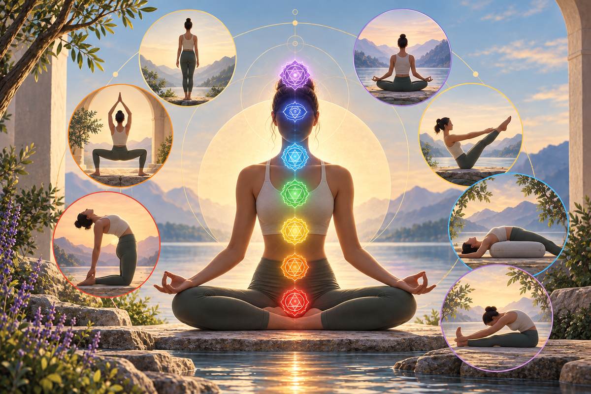 چاکراها در یوگا چیستند؟ ۷ تمرین برای آگاهی بدنی و تمرکز